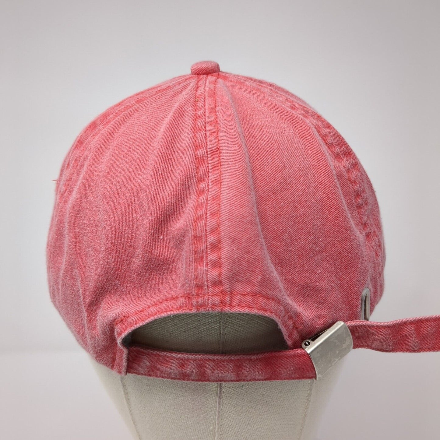 Mercy Slideback Hat Red One Size Adjustable Embroidered North End