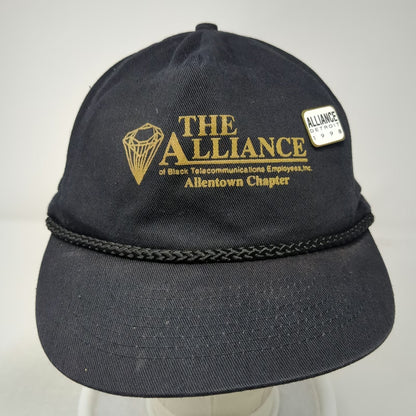 T. I. 5 Panel Black Hat One Size Snapback Rope The Alliance Allentown Detroit