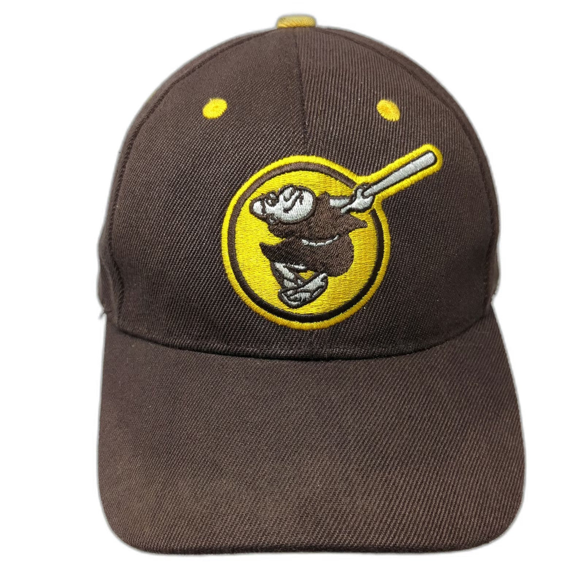 San Diego Padres MLB Snapback Hat Brown Yellow One Size Opening Day Sycuan Stars