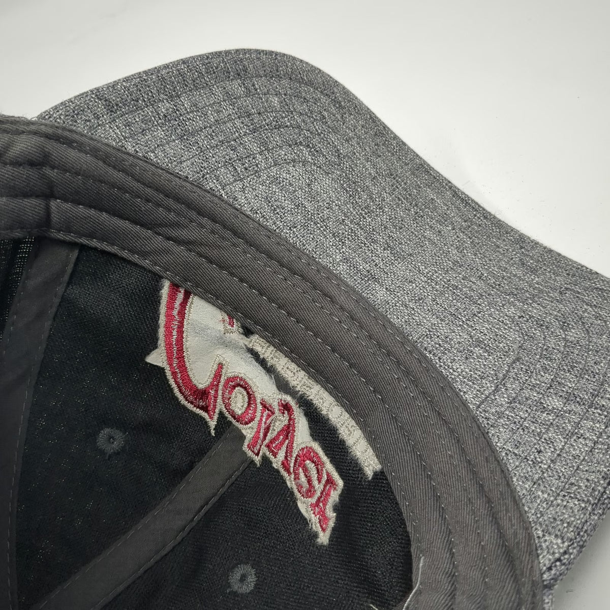 Otto Baseball Cap Gray One Size Colyer Herefords Angus Strapback Structured Hat