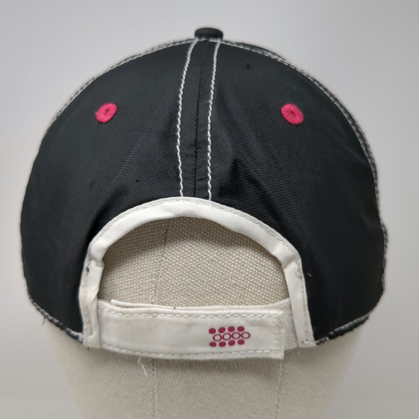 PING Baseball Cap Black Pink White One Size Performance Golf Contrast Stitch Hat