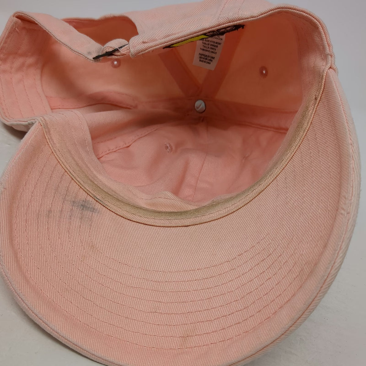 Nike Baseball Cap Pink One Size Heritage86 Swoosh Logo Hat Slideback Adjustable