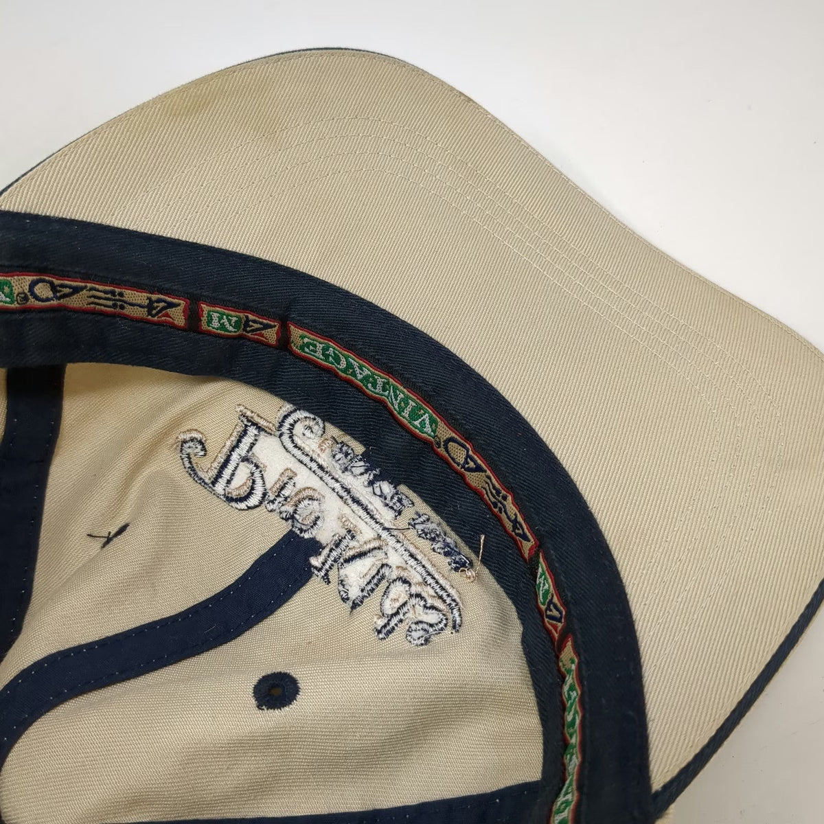 Ahead Pro First Tee San Diego Golf Baseball Cap Beige OSFM Hat Autographed
