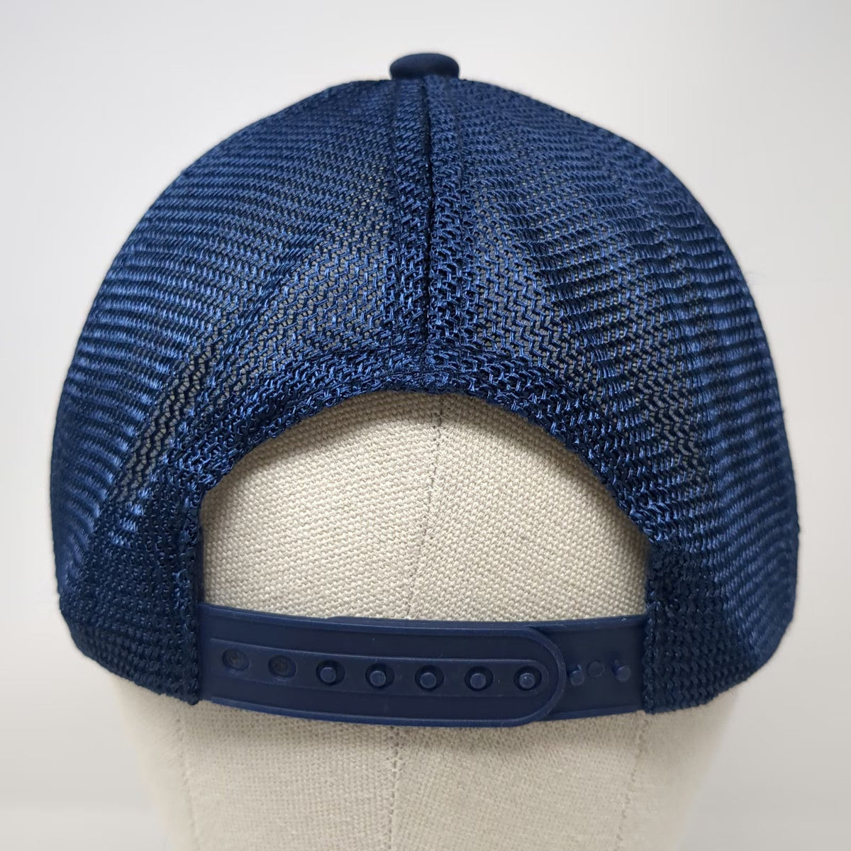 TSheets Trucker Hat Blue One Size Retro Stripe Foam Mesh Snapback