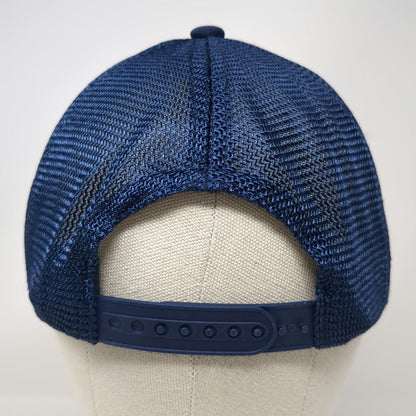 TSheets Trucker Hat Blue One Size Retro Stripe Foam Mesh Snapback
