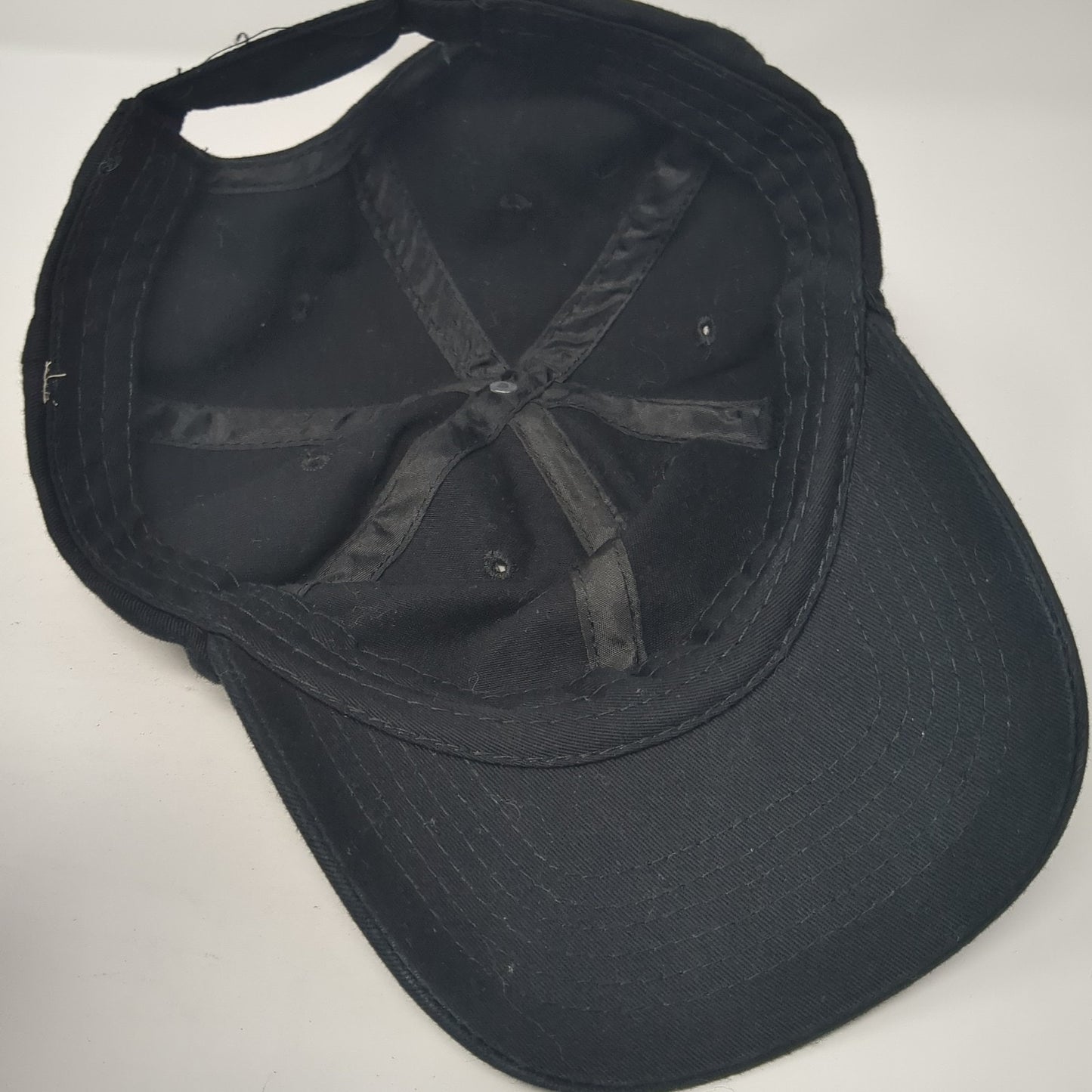 Crumbl Spell Out Slideback Hat Black One Size Adjustable Vent Holes