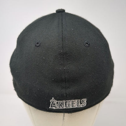 New Era 39THIRTY Baseball Cap Black M Los Angeles Angels MLB Stretch Fit Hat