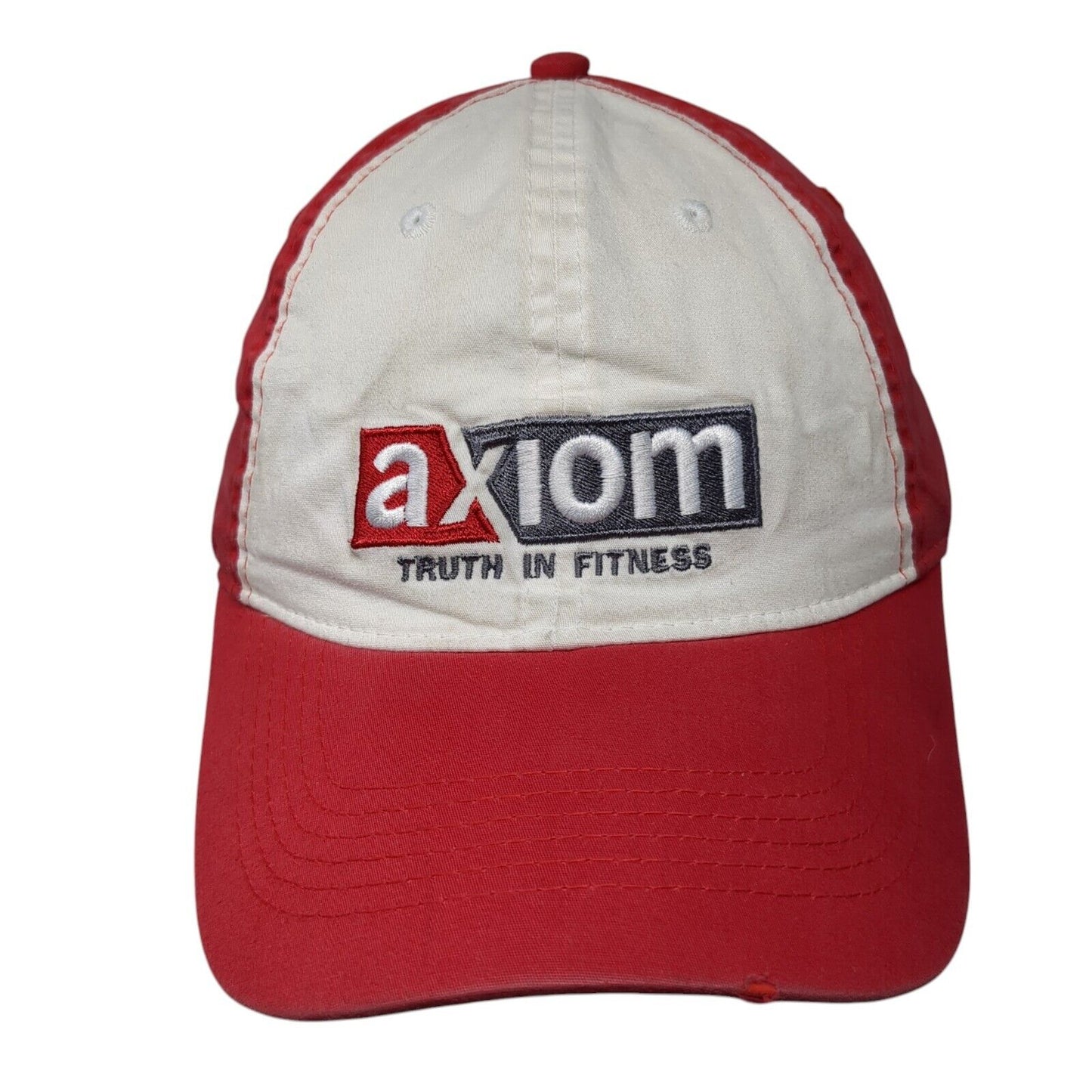 Axiom Truth In Fitness Slideback Hat Red OSFA Vintage Collection