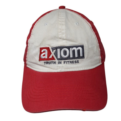 Axiom Truth In Fitness Slideback Hat Red OSFA Vintage Collection