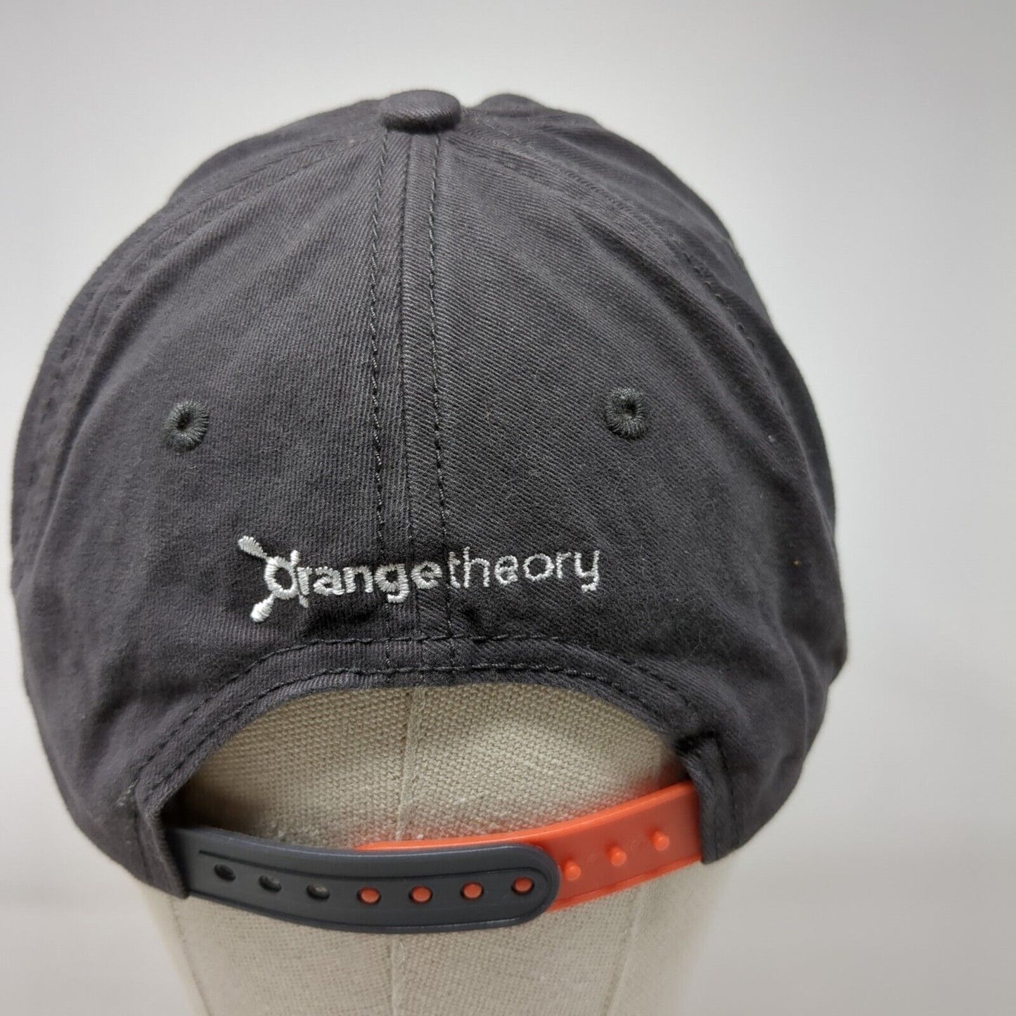 Orange Theory Snapback Hat Gray One Size Adjustable Embroidered Cotton