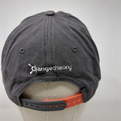 Orange Theory Snapback Hat Gray One Size Adjustable Embroidered Cotton