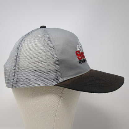 OTTO Trucker Hat Gray One Size Smith Power Products Mountain Logo Mesh Snapback