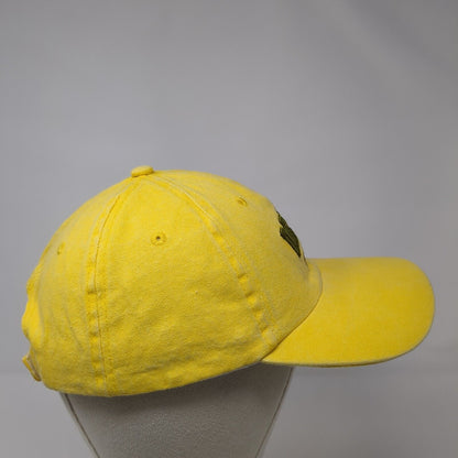Destin 1984 Strapback Hat Yellow One Size Solid Adjustable Lucky 7 USA