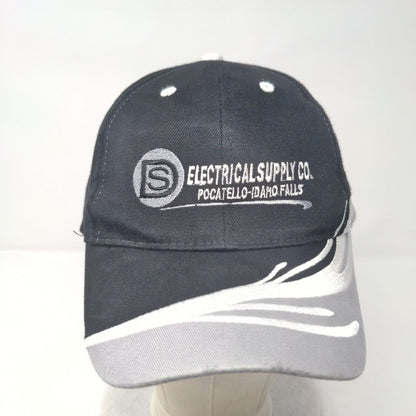 Electrical Supply Co. Pocatello Idaho Falls Strapback Hat Black OSFM Otto Cotton