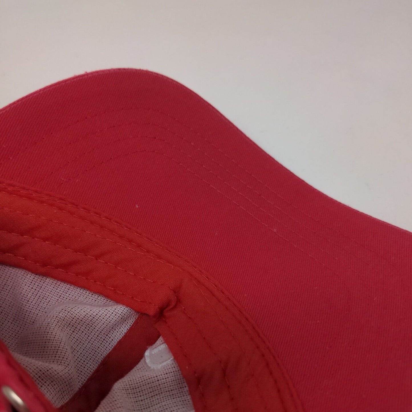 Ray-Ban Slideback Hat Red One Size Adjustable Embroidered Vented Holes