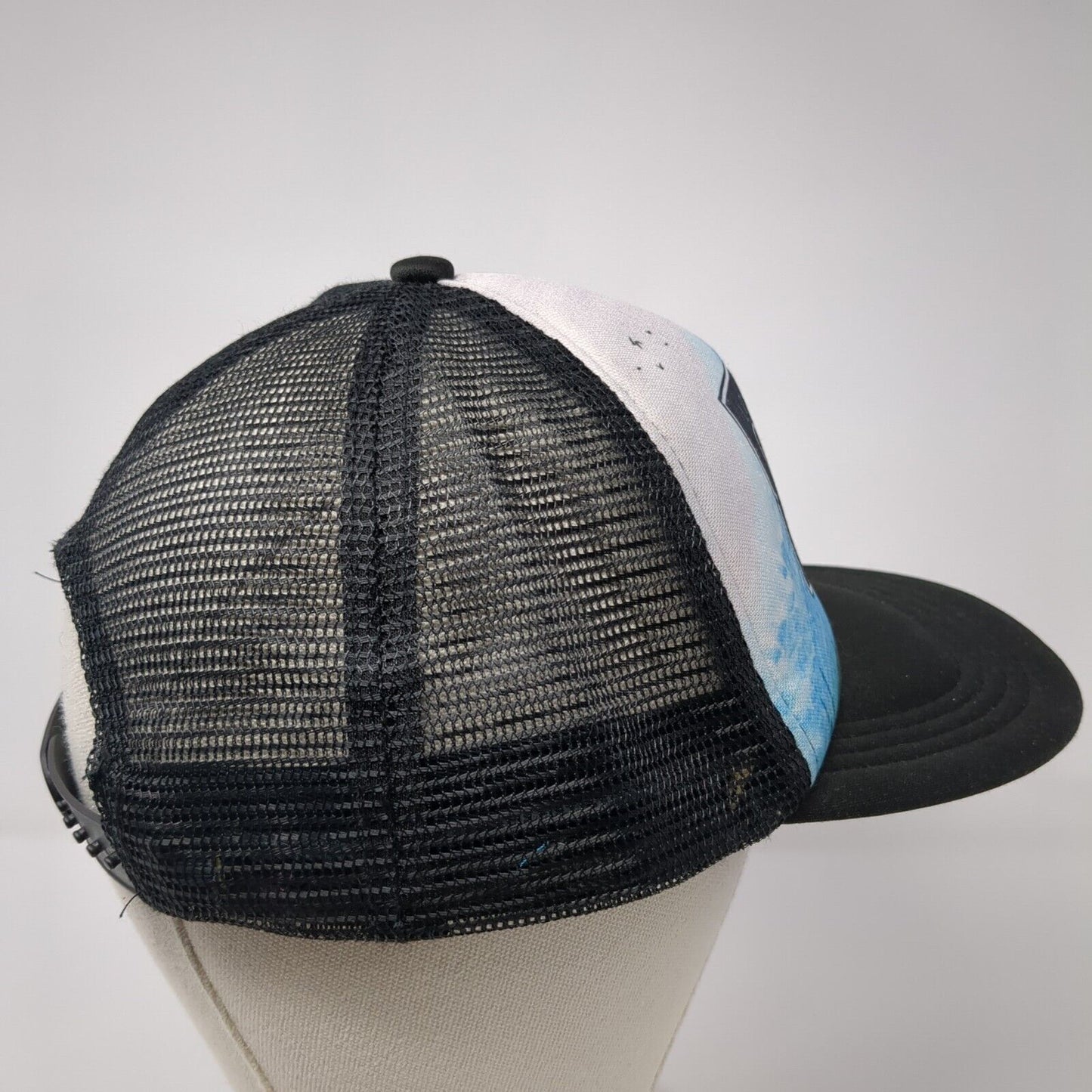 Los Cabos Open Of Surf Snapback Trucker Hat Black One Size Adjustable Mesh Back