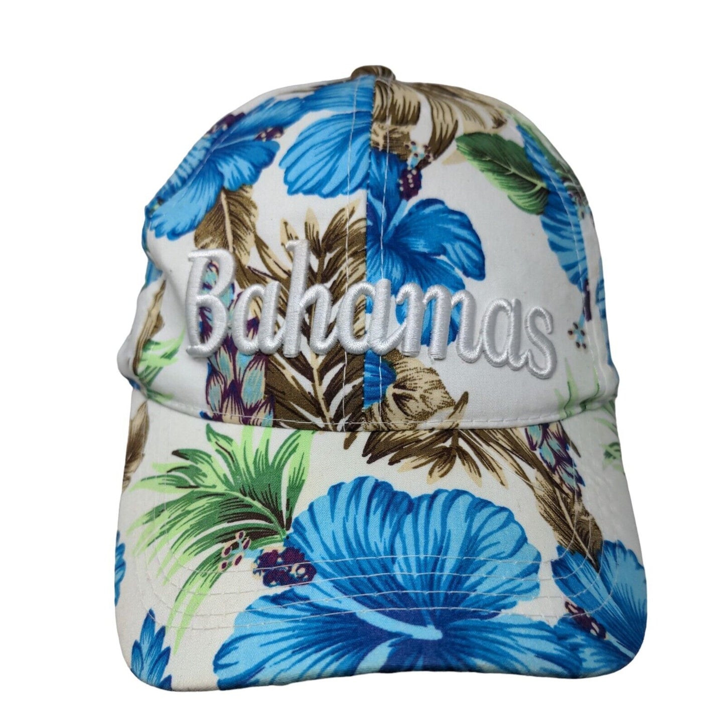 Bahamas Strapback Hat Multicolor One Size Adjustable Embroidered Floral