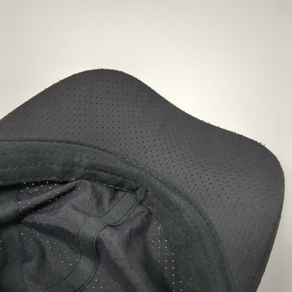 Unbranded Slideback Hat Black One Size Adjustable Breathable 6 Panel Blank