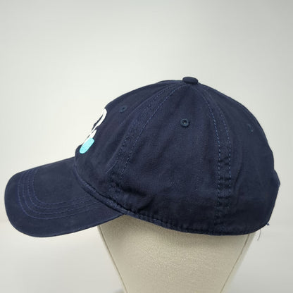 Hit Baseball Cap Blue White Green One Size Swan Heart Logo Strapback Hat