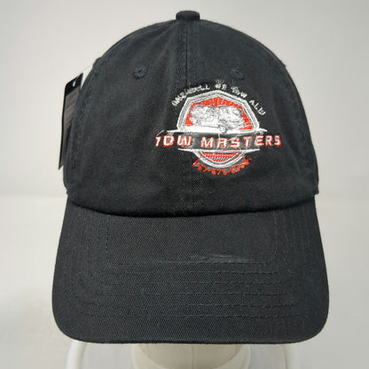 USA Premium Headwear Baseball Cap Black One Size Tow Masters Towing Service Hat