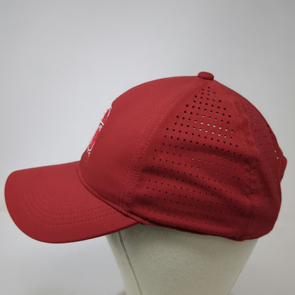 Nike Stanford Cardinal NCAA Red OSFM Cap Perforated Golf Swoosh Strapback Hat