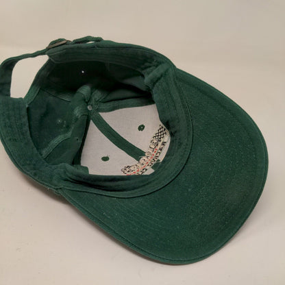 Beck's International Racing Club Men's Slideback Hat Green Embroidered Logo