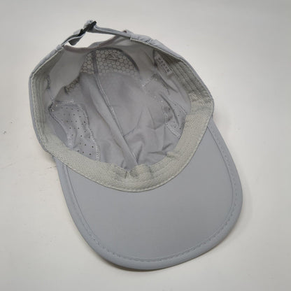 Narason Slideback Hat Gray One Size Adjustable Breathable Lightweight Polyester