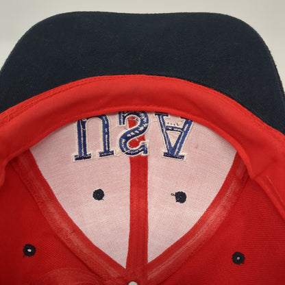 USA Strapback Hat Multicolor Size 58cm Adjustable Embroidered Stars Patriotic