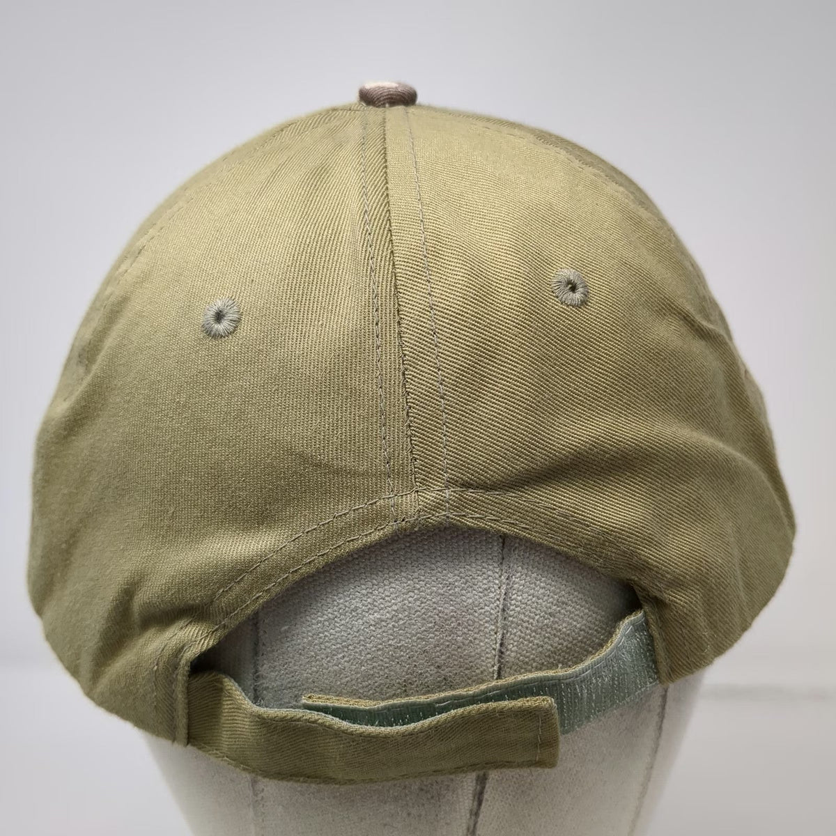 Green Baseball Cap One Size Elk-aholic Hunting Camo Brim Strapback Animal Hat