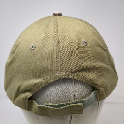 Green Baseball Cap One Size Elk-aholic Hunting Camo Brim Strapback Animal Hat