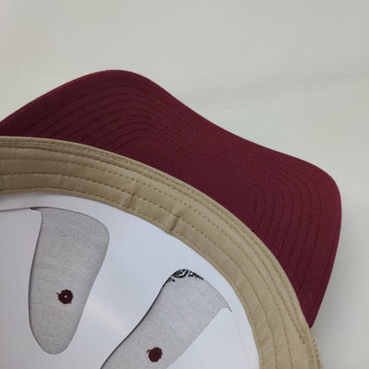 Expedition Inspiration Snapback Trucker Hat Red One Size Mesh Back