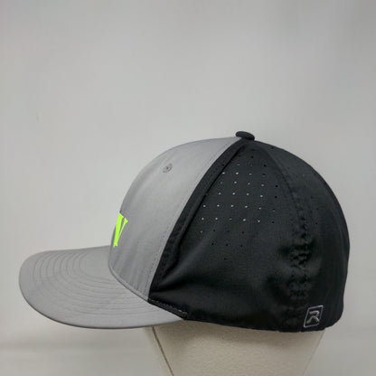 WV Fitted Hat Gray L/XL Flexfit PTS Lite Breathable Lightweight Richardson