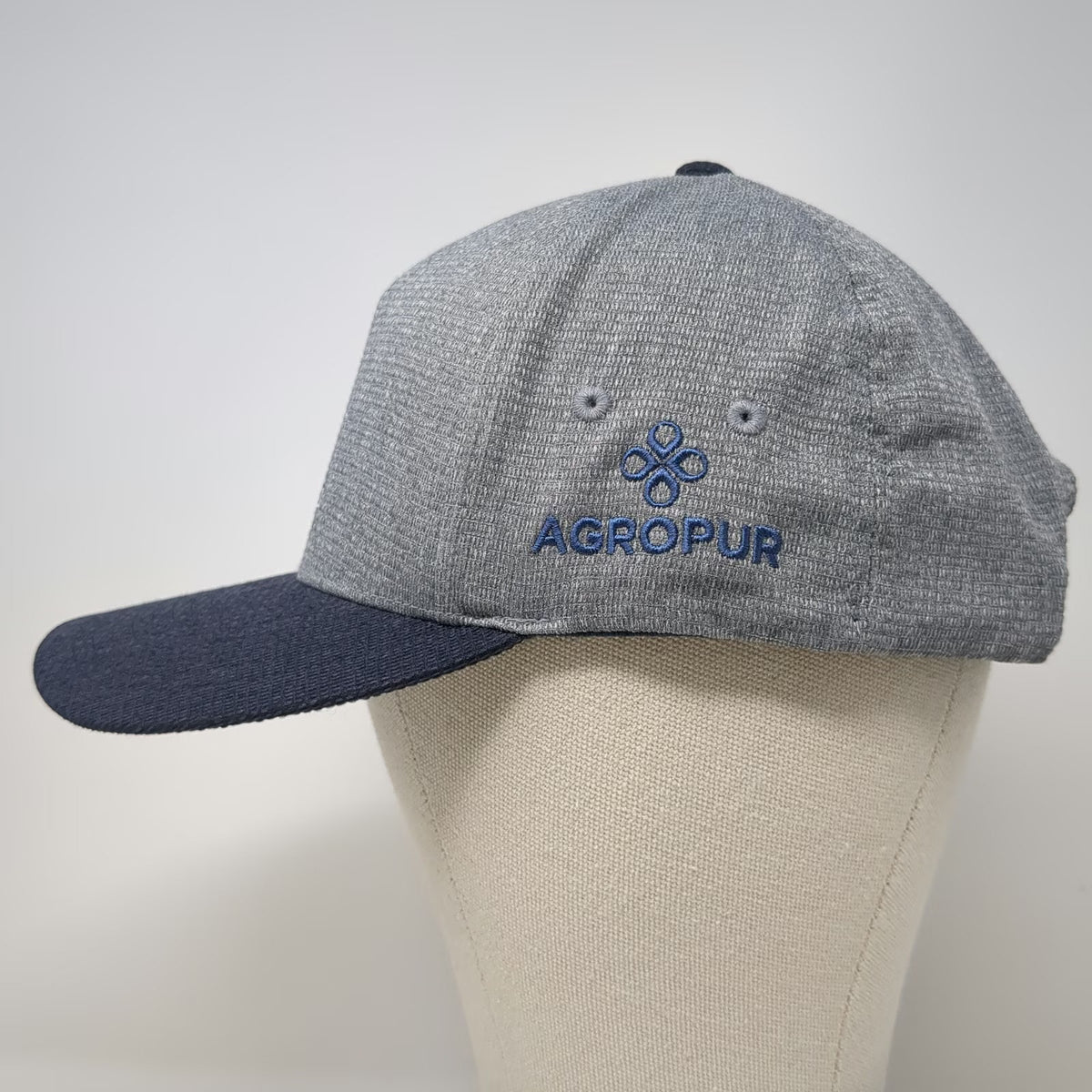 Cuater 5 Panel Gray One Size Agropur Snapback Flexfit 110 Triangle Logo Hat