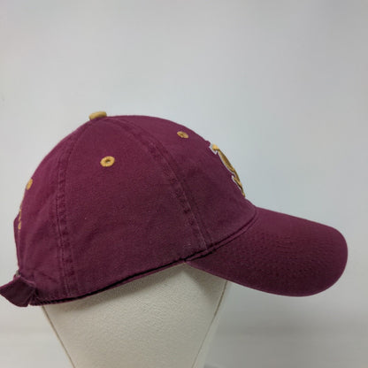 Florida State Men's Slideback Hat Red Burgundy OSFA Embroidered Official NCAA