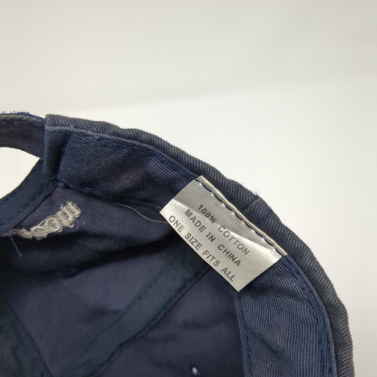 Pioneer Title Co. Going Beyond Strapback Hat Blue One Size Adjustable