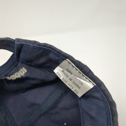 Pioneer Title Co. Going Beyond Strapback Hat Blue One Size Adjustable