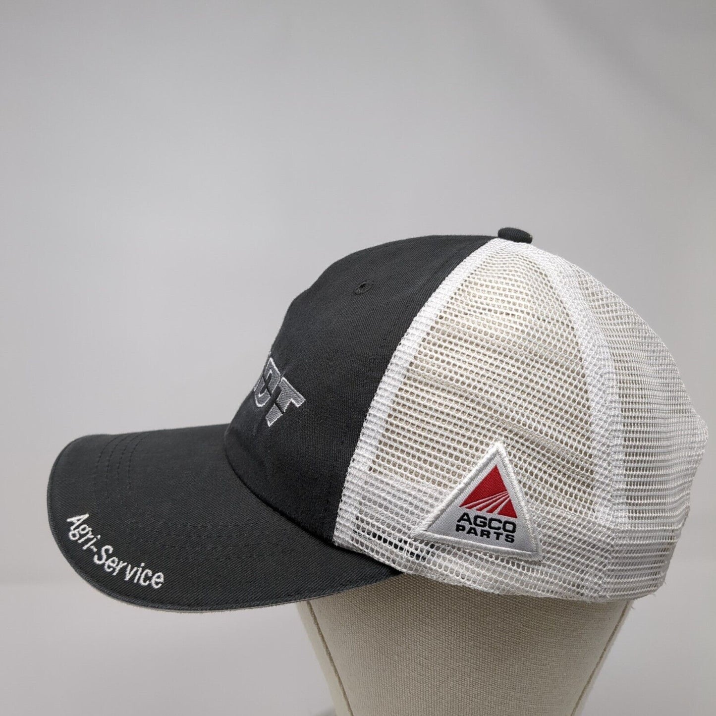 Fendt Agri-Service Agco Parts Snapback Trucker Hat Gray OSFA Mesh Back CMG Halo