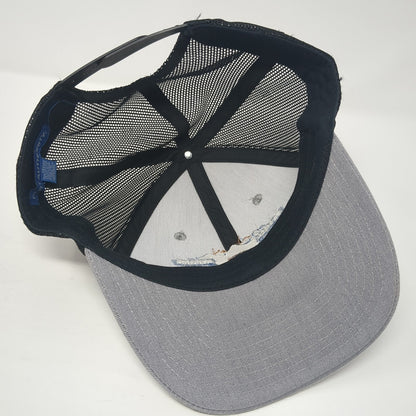 Carmel Aviation Trucker Hat Gray One Size Adjustable Mesh Back Port Authority