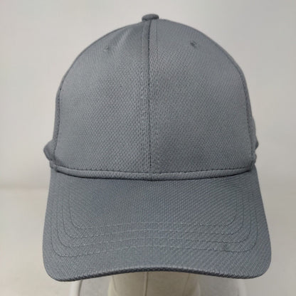 Athletic Works Fitted Hat Gray S/M Solid 6 Panel Vent Holes Blank