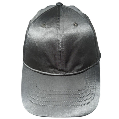 Unbranded Slideback Hat Gray One Size Solid Adjustable Blank 6 Panel