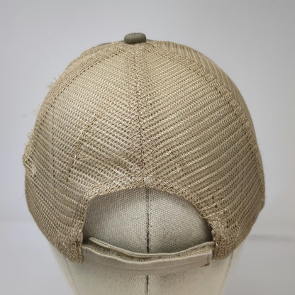 Royal Resortwear Baseball Cap Gray Beige One Size Anna Maria Island Patch Mesh