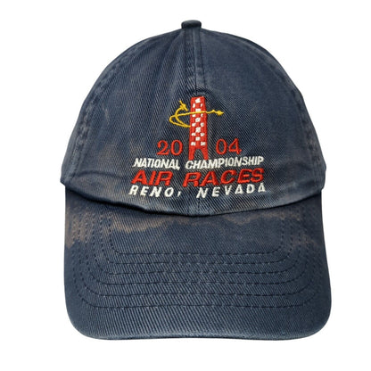 2004 National Championship Air Races Slideback Hat Blue One Size 6 Panel