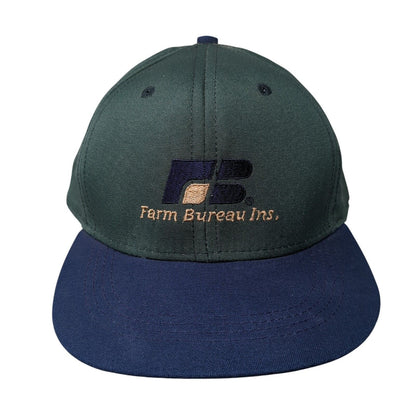 Farm Bureau Ins Slideback Hat Multicolor OSFA Leather Strap Imperial