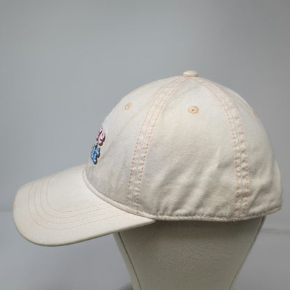 Home Free Baseball Cap Beige One Size Here For It Embroidery Tie Dye Brim Hat