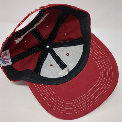 Beck's Snapback Hat Red One Size Adjustable 75 Years Of Difference