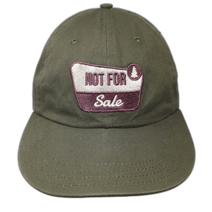Unionwear Baseball Cap Green One Size Not For Sale Patch Slideback USA Hat Twill