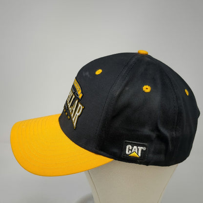 Tonkin Caterpillar Snapback Black Yellow Hat One Size Green Underbrim Machines