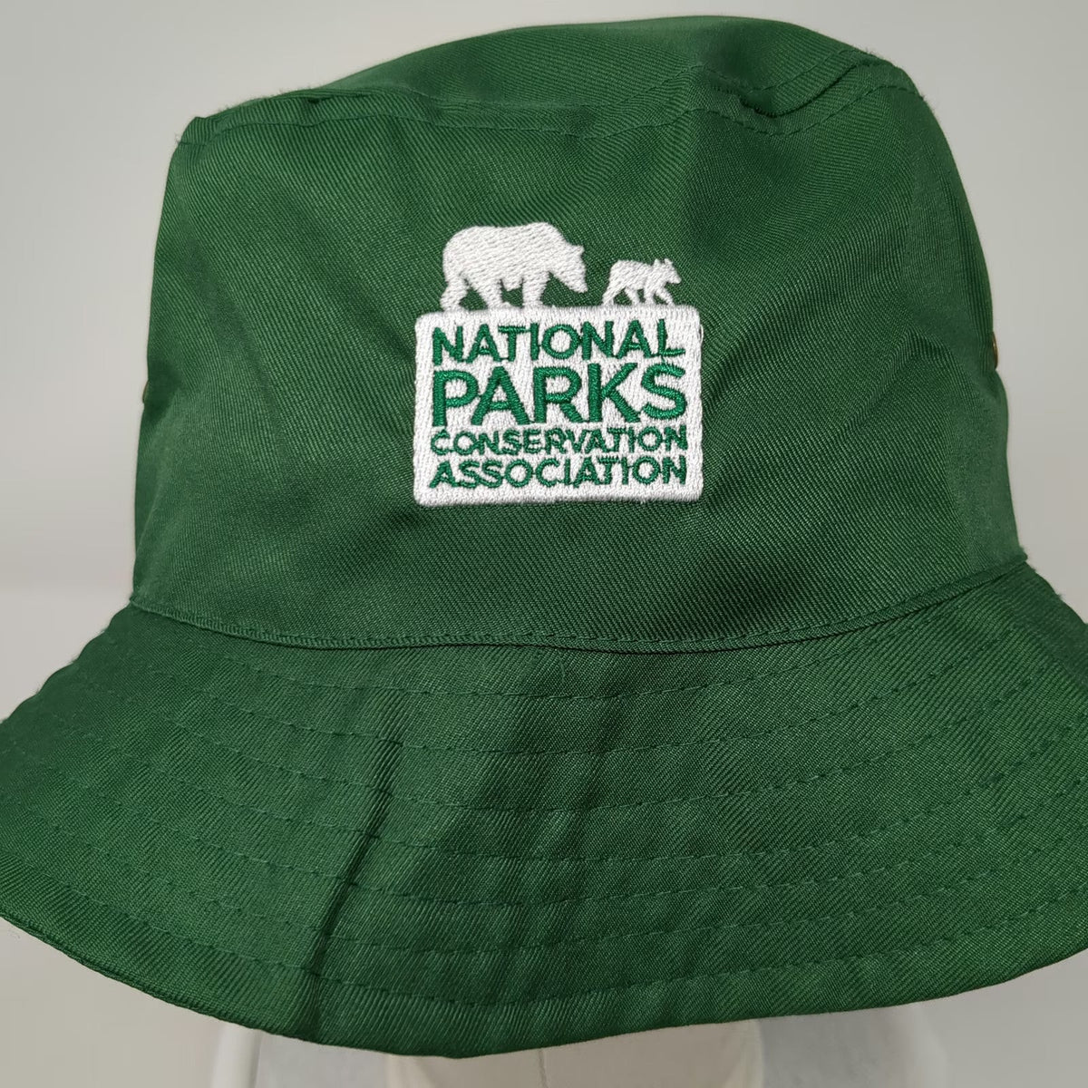 National Parks Conservation Association Bear Green Bucket Hat One Size Patch
