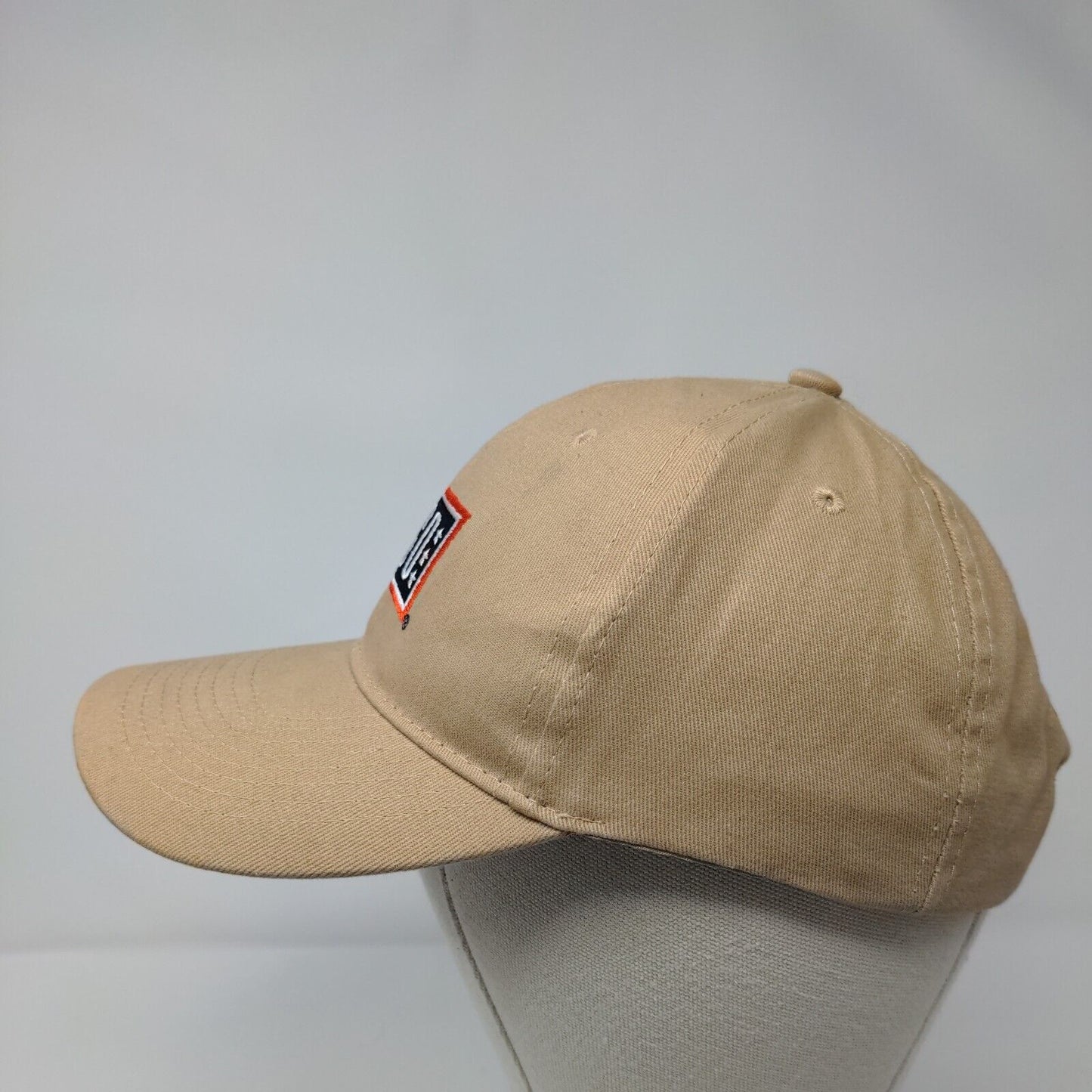 USO Support Our Heroes Slideback Hat Tan OSFA Adjustable Embroidered