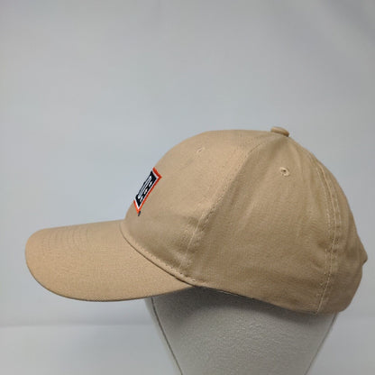 USO Support Our Heroes Slideback Hat Tan OSFA Adjustable Embroidered